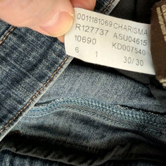 34 Heritage Jeans Mens 30x30 Charisma Comfort Rise Classic Blue Denim Casual - Picture 14 of 14